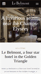 Mobile Screenshot of belmont-paris-hotel.com